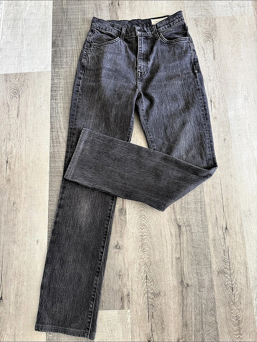 IMOGENE + Willie Sophie Straight Leg Jeans Gray Waist 27